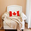 Ogiselestyle Canada Maple Flag Throw Pillow Cover, 12 x 20