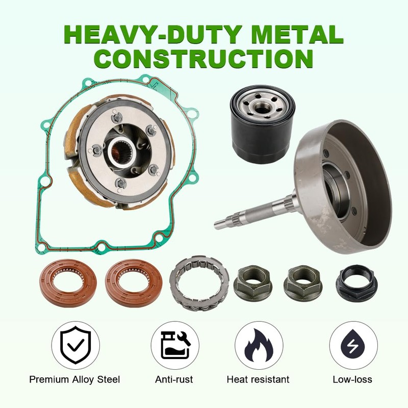 JDMON Wet Clutch Kit Compatible with Hisun ATV UTV 500