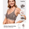 Vertvie Bras for Women - Wireless Bra with Support Seamless