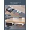 Under Desk Drawer Organizer,2 Pack Self-Adhesive Attachable Under Desk Storage