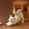 Kopida 4 Pcs Miniature Cat Figurines, Cute Mini Cat Ornaments
