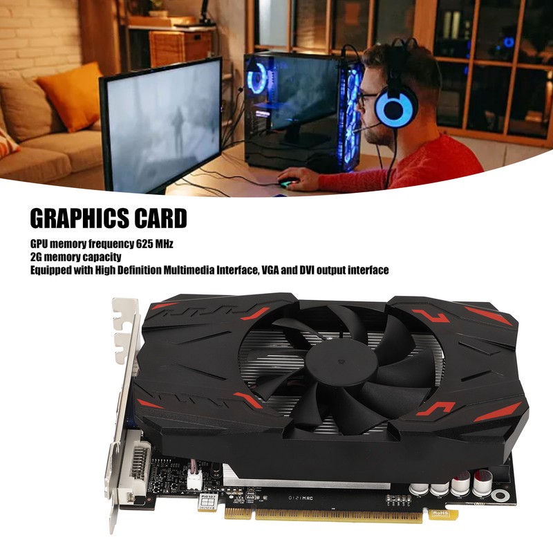 GTS450 Gaming Graphics Card 2GB GDDR5 Memory 625 MHz VGA