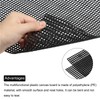 MECCANIXITY Plastic Mesh Canvas Sheet 60x42cm/23.6x16.5inch Black Blank Canvas Rectangle