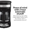 Hamilton Beach 12 Cup Programmable Drip Coffee Maker, Brew Options,