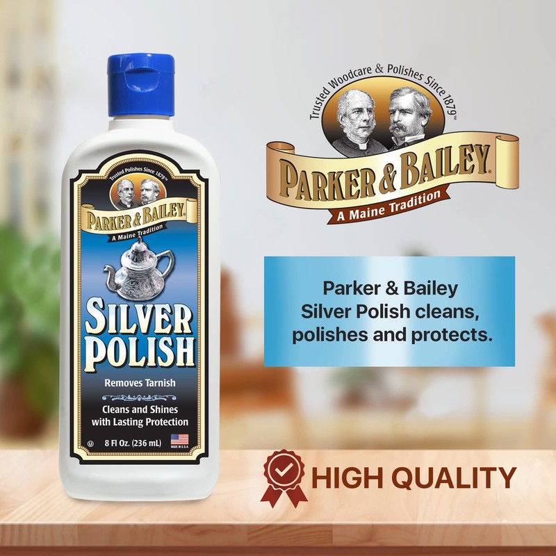 PARKER & BAILEY Silver Polish - Silver Polish Cleaner and