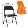 Peomeise Stretch Spandex Folding Chair Cover for Wedding Party Dining