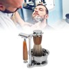 Safety Men Grooming Set Trimming Soap Stand Bowl Beard Brush