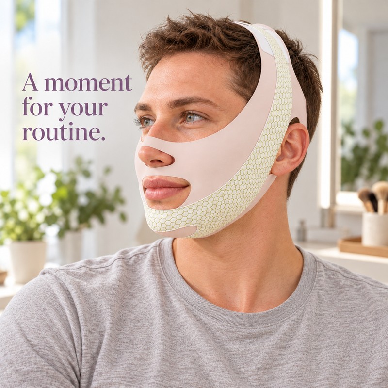 Face-Lift With Sleep Face V Shaper Facial Slimming Bandage Relaxation