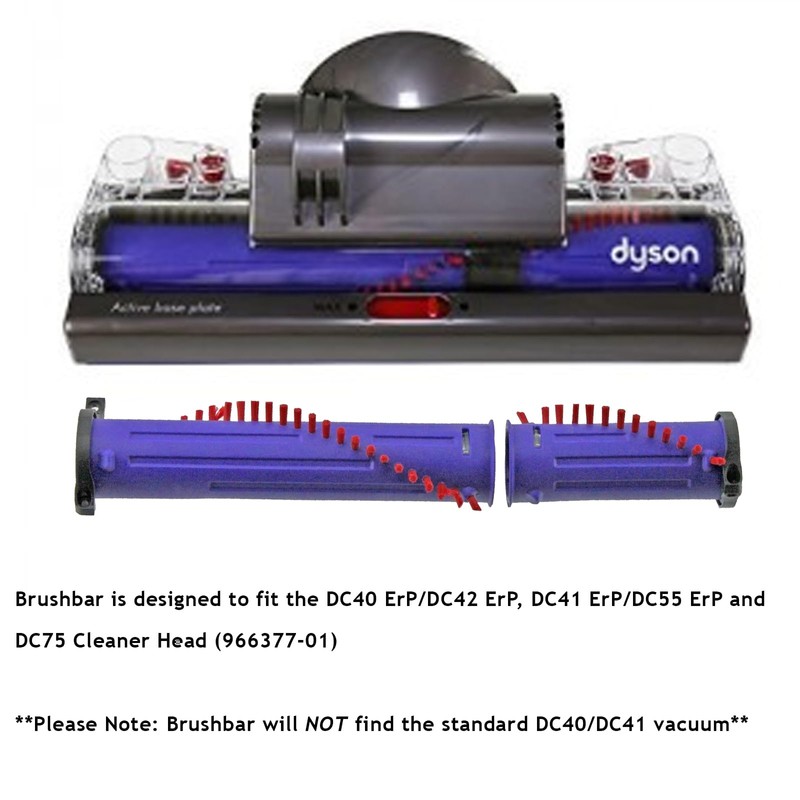 Spares2go Brushroll compatible with Dyson DC40 DC41 ERP Vacuum Brushbar
