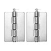 uxcell 2 Pack Heavy Duty Weldable Hinges, 3.5" x 2.36"