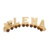 Wooden Train Letters Train Train Train Train Train Wagon A-Z