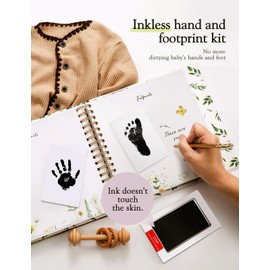 Baby Books for Baby Gift,Baby Book Keepsake Timeless First 5 Year,Baby Memory Book Scrapbook Album from Birth to Age 5, Baby Photo Albums Gender Neutral Baby Items,154 Pages