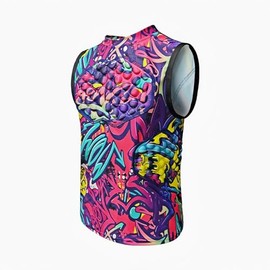 STONEKISS Youth Chest & Rib Protector Shirts, Compression Padded Shirt for Baseball, Softball, Paintball, Football Pink S