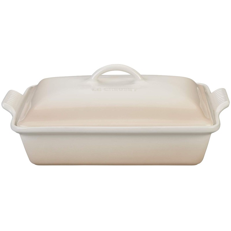 Le Creuset Stoneware Heritage Covered Rectangular Casserole, 4 qt. (12"