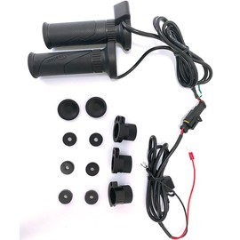 Kaedear KDR-392A2 Grip Heater, Standard Handle, Universal Handle, 0.9 inches (22.2 mm), Length 4.7 inches (120 mm), Switch, Integrated Grip, Hot Grip, Motorcycle Protection, Cold Protection, One-Hand Operation, Built-in Switch, Through Type, 20 - 40 W, 1