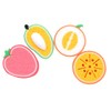 Baluue 12pcs Adorable Fruit Shape Dish Cleaning Sponges Thickened Scrubbers
