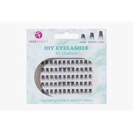DIY Individual Eyelashes 180 Clusters Volume Fluffy Lashes Natural Wispy Wide Stem Lash Diy Lash Extenisons Clusters Fluffy Customize Your Look at Home for Beginners Short 8mm - Pack of 3