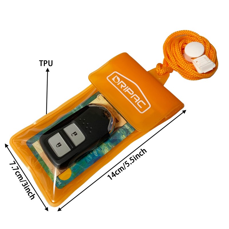 DRIPAC Waterproof Car Key FOB Case Waterproof Wallet Waterproof Holder