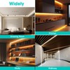 hunhun 20-Pack 6.6ft/2Meter U Shape Black LED Aluminum Channel System