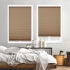 DEZ FURNISHINGS Cordless 1.5" Blackout Cellular Shade, Latte, 24" W