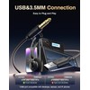 Headset with Microphone for PC, USB Computer Headsets with Call