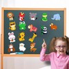 16pcs/Pack PVC Cute Fridge Magnets for Home Refrigerator Decor Cartoon