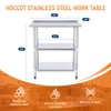 HOCCOT Stainless Steel Table for Prep & Work 24" X