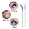 100pcs Mascara Wands Disposable Eyelash Mascara Eyebrow Brushes Applicator Makeup
