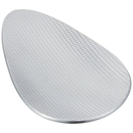 Kawasawa File Heel Shiny Leather Case Leather Black