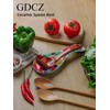 Colorful Hand Painted Spoon Rest Ceramic Large Spoon Holder for