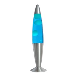 16 Inch Vintage Motion Lamp, 2 Bulbs, Stress Lamp Blue Lamp, Relaxing Night Light Mood Lighting Home Decor Living Room Office Bedroom Lamp for Adults, Teens and Kids, White Wax Blue Liquid