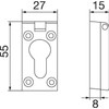 Hermat Rain Protection Rosette 2080 Protection for Profile Cylinder Door