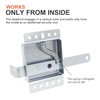QZATTCAEN Heavy Duty Garage Door Side Lock Inside Deadlock for