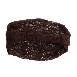 PACKOVE Wide Lace Headband for Women Stylish Elastic Hair Wrap with Boho Charm Versatile Fashion Accessory for Parties Weddings and Comfortable and Secure Fit