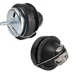 TRQ TRQ Left and Right Engine Mount Set Drivers Side Compatible with 2001-2004 Volvo S60 1999-2004 S80 2001-2002 V70 2003-2007 XC70 2003-2006 XC90