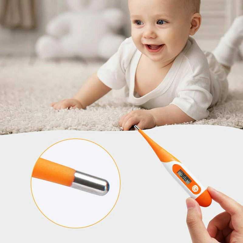 digital Electronic Digital Soft Head Thermometer Ears Oral Temperature (Degree