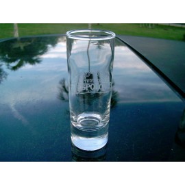 TEQUILA  ESPOLON 100% AGAVE TALL SHOOTER  SHOT GLASS 4 1/8" NEW NEVER USED