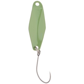Shimano Spoon, Cardiff Wobble Swimmer, 0.05 oz (1.5 g), Green Pink