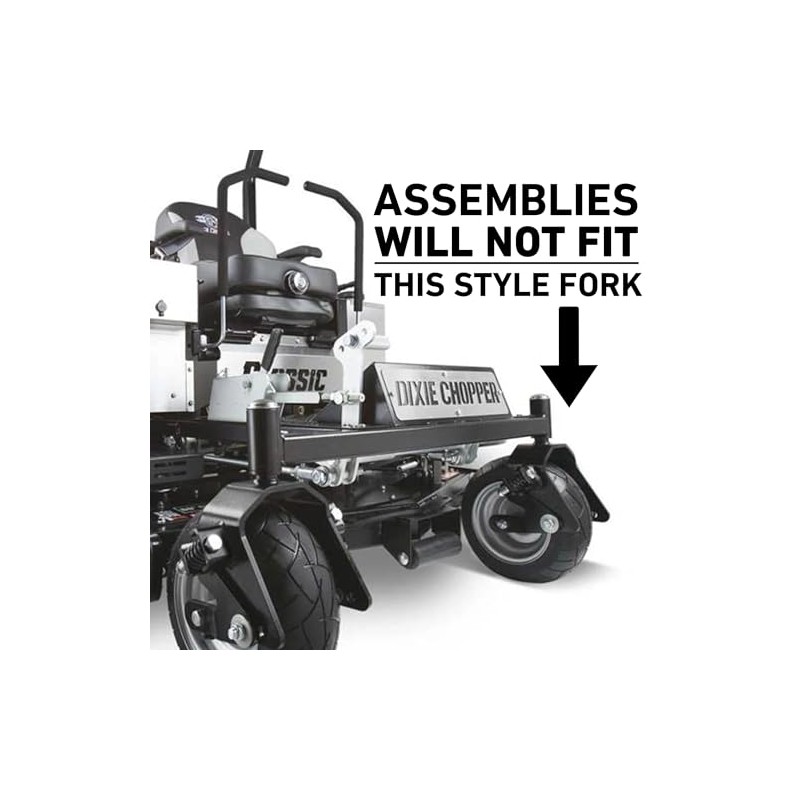 (2) Pneumatic Tire Assemblies 13x6.50-6 Fits Dixie Chopper MZ 400438