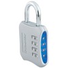 Master Lock 653D Set-Your-Own-Combination 2-inch Padlock, 4-Pack, Color May Vary