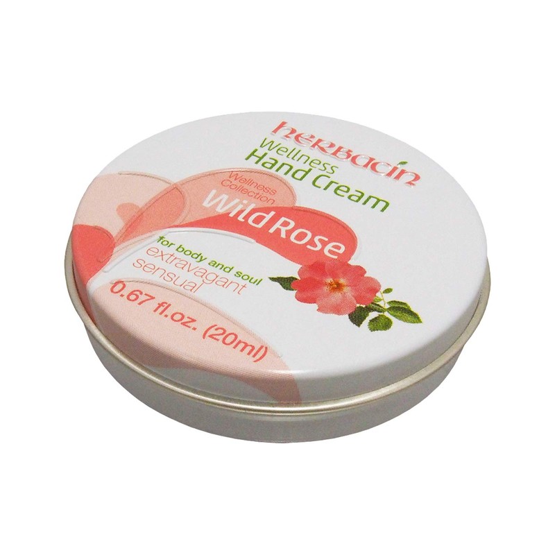 Herbasin Hand Cream Rose Can, 0.7 fl oz (20 ml),