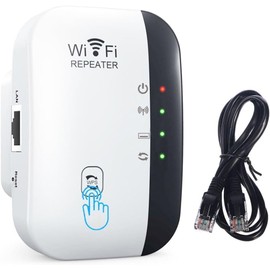 2025 Newest WiFi Extender,WiFi Booster,WiFi Repeater,300Mbps 2.4GHz Wireless WiFi Signal Range Booster Internet Booster, Internet Booster - with Ethernet Port, Quick Setup,Home Wireless Signal Booster
