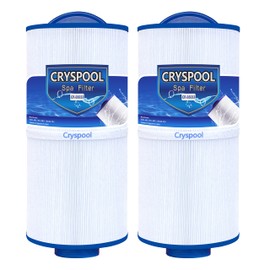 Cryspool® 05033 Filter Compatible with Tuff Spa Filter, Del Sol Spas, Sundance Spas 6540-723, 5CH-402, FC-2811, South Pacific Spas, 40 Sq. Ft Spa Filter Cartridge, 2 Pack
