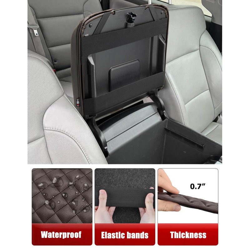 KBH Center Console Armrest Cover for 2014-2018 Chevy Silverado &