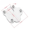ZSADZS Universal Motorcycle Side Stand Extension Stretcher Bike Side Stand