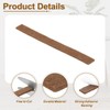 uxcell Felt Strips with Adhesive Backing, 8 Pcs 1/2" x