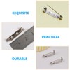 VICASKY 400pcs 2.5cm Brooch Pin Backs Bar Pin Back Clasp