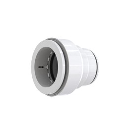 Keeney 96IPK Insta-Plumb 1-1/4 in. Plastic Push-to-Connect Trap Adapter, White
