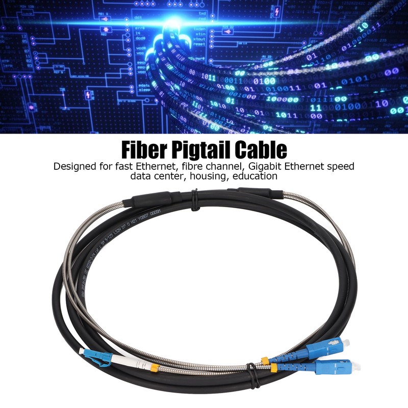 Fiber Optic Cable 3 Meters SC to LC Single Mode