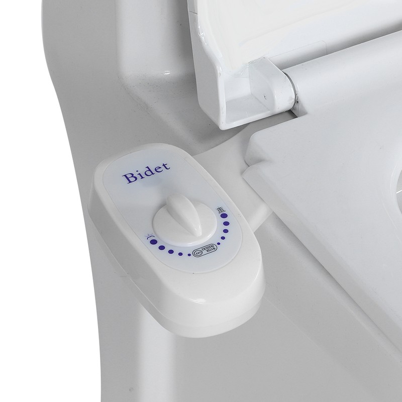 Non‑Electric Mechanical Toilet Bidet Sprayer Self Cleaning with Single Nozzle